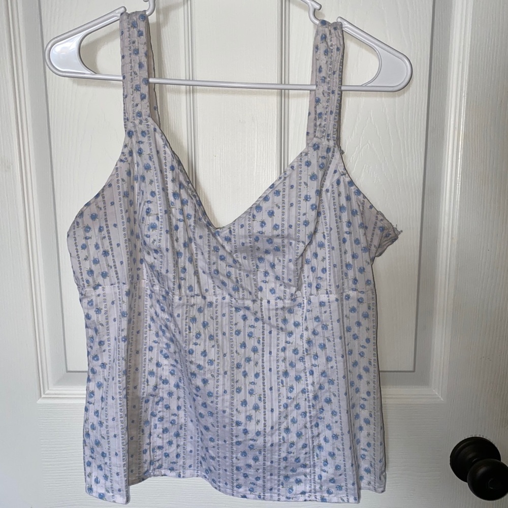 Dress barn floral tank top